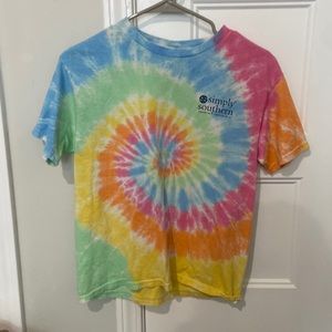 Tie dye simply southern shirt